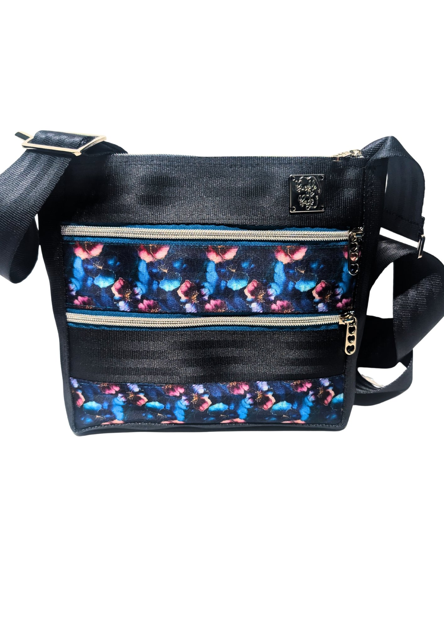Velvet Pansy MINI Garnet Crossbody Bag