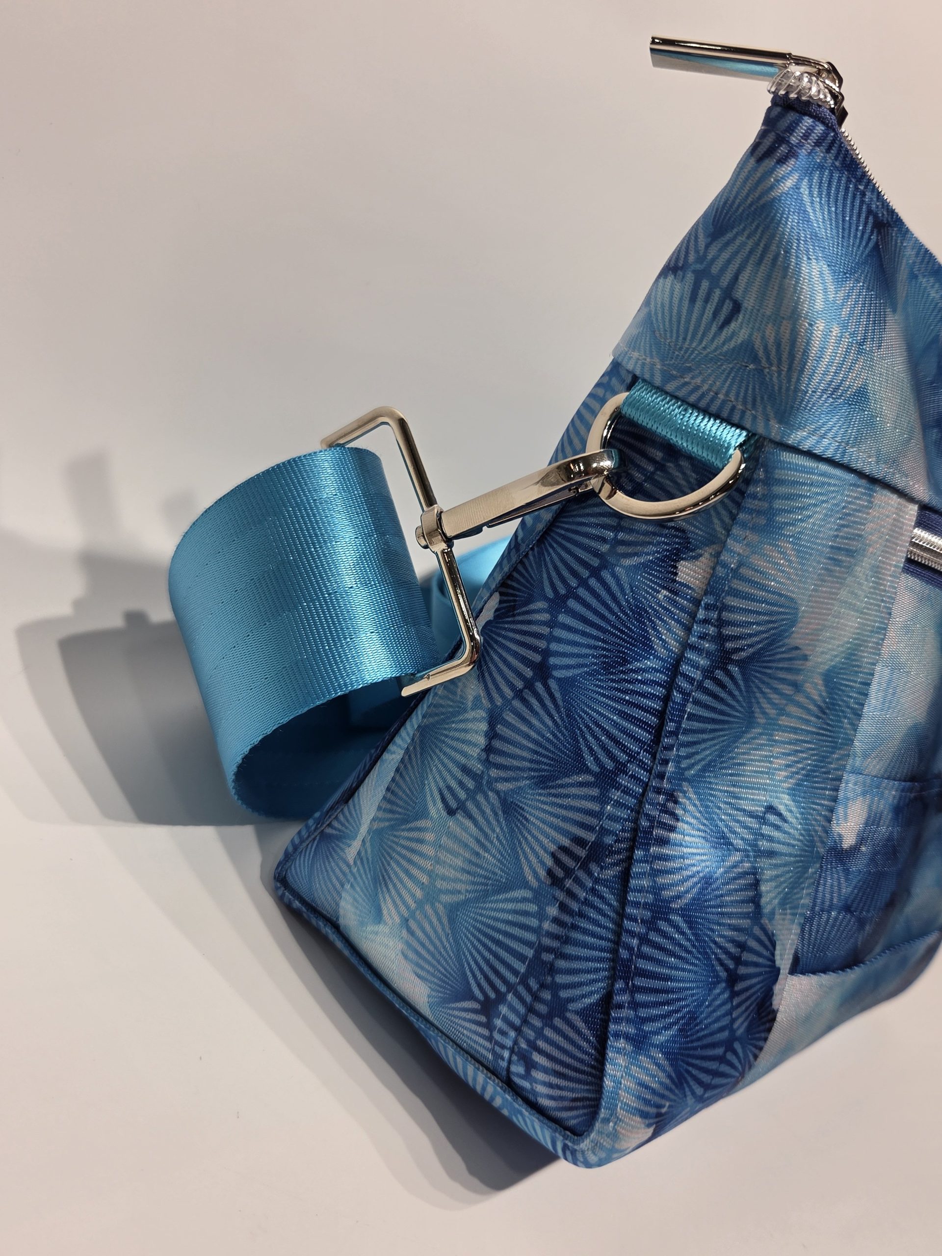 Sapphire Shores (shells) MINI Moonstone Crossbody Bag - Image 7