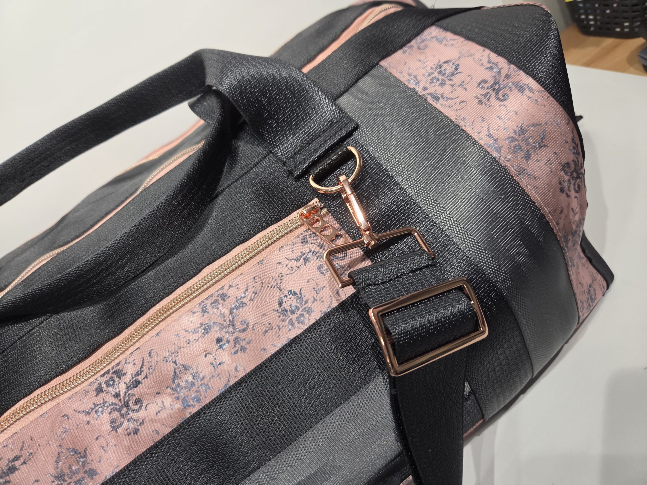 Damask Rose Jet Duffel Bag - Image 4