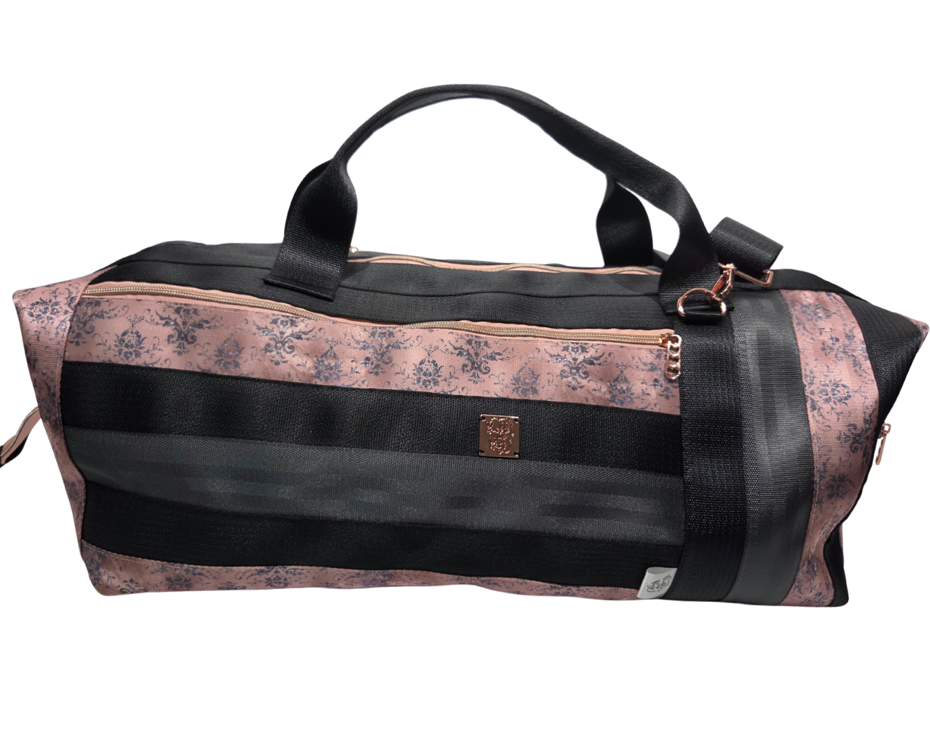 Damask Rose Jet Duffel Bag