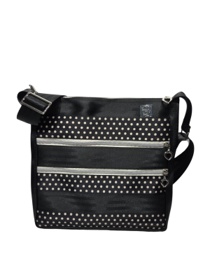 Can't Stop the Dots Garnet Crossbody Bag