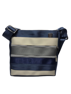 Blue Jeans and Pearls Garnet Crossbody Bag