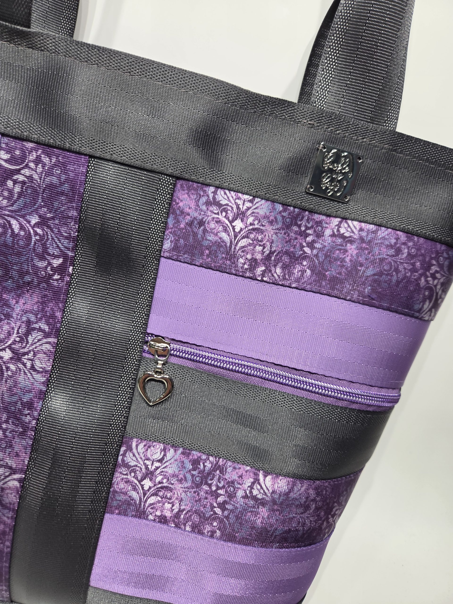 Distressed Violet Opal Tote Bag - Image 2