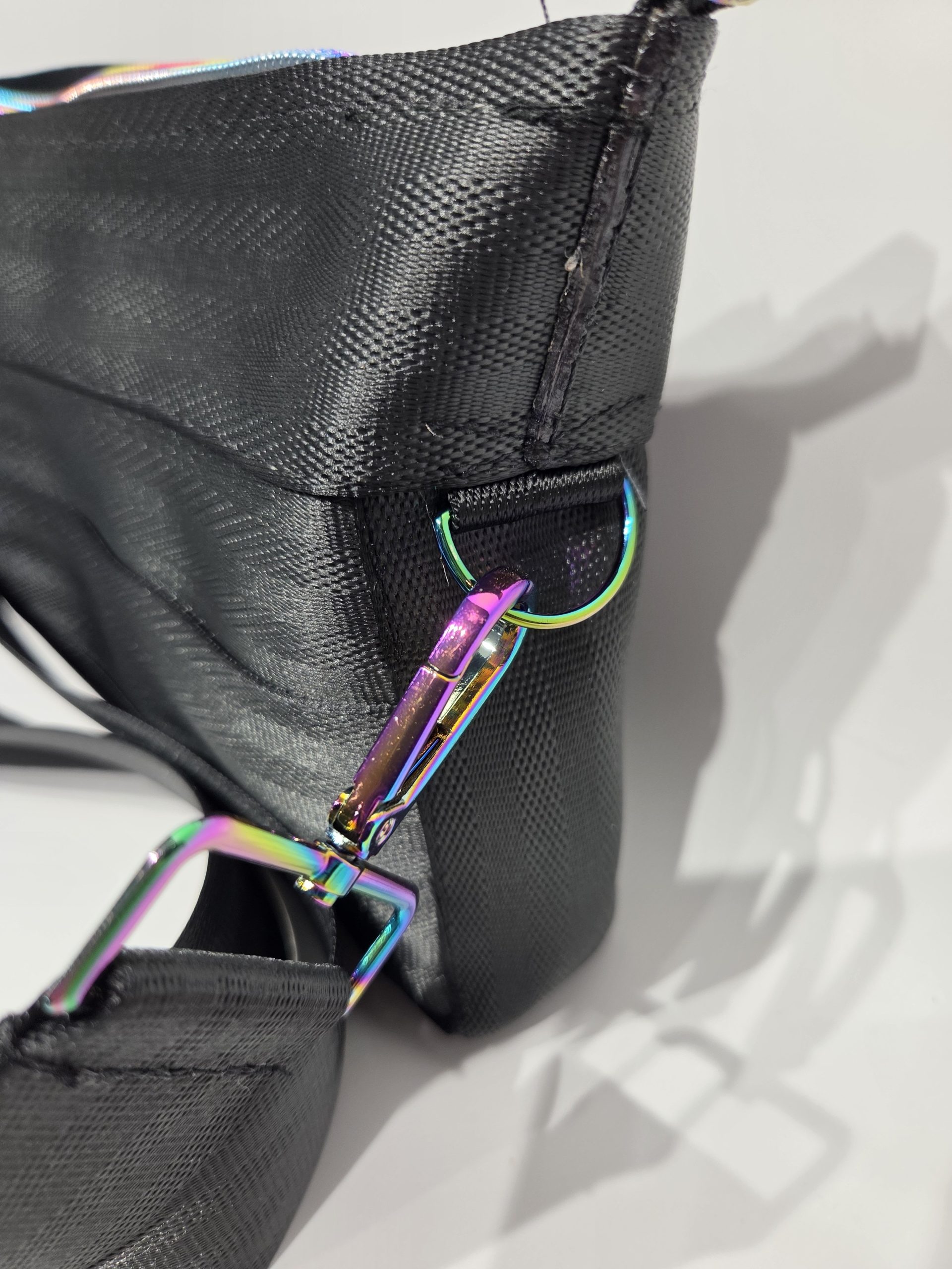 Black and Rainbow Lava Fanny Pack - Image 5